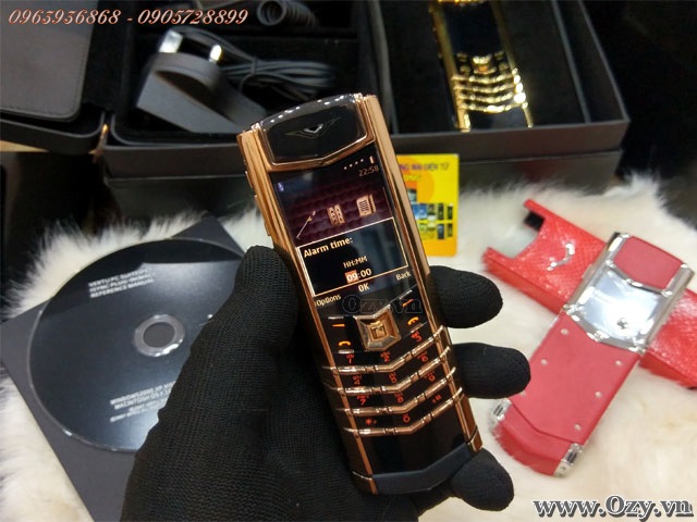 Vertu Signature S Vàng Hồng