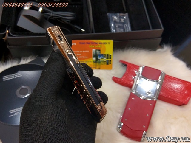 Vertu Signature S Vàng Hồng