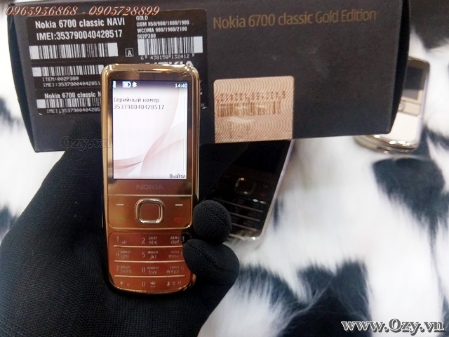 Nokia 6700 gold xách châu âu